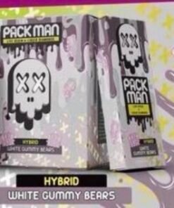 Packman White Gummy Bears Disposable (HYBRID)